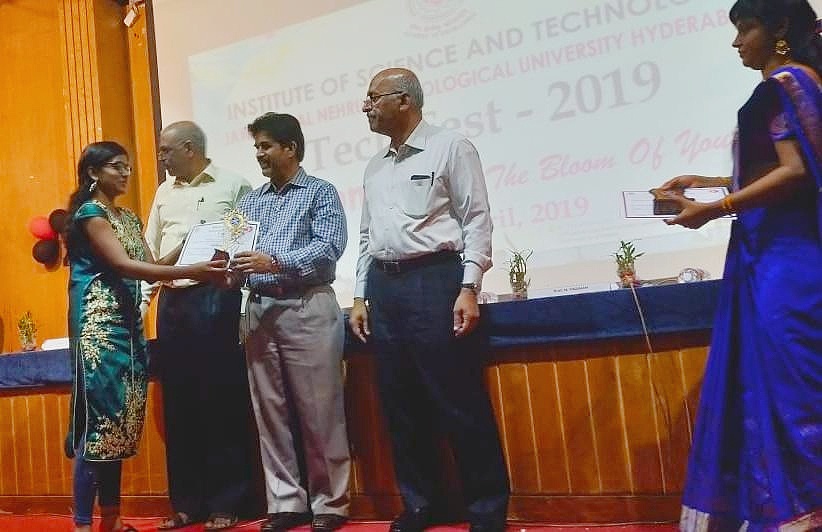 Winner of chess in Technical Fest -2019 organized by JNTUH